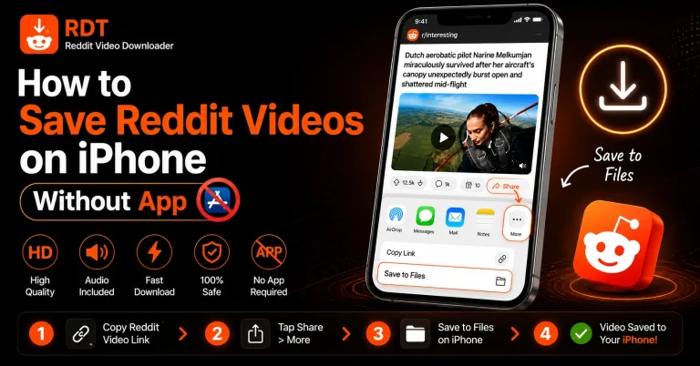 How to Save Reddit Videos on iPhone