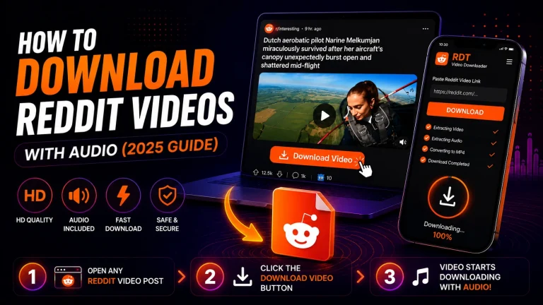 download Reddit videos with audio