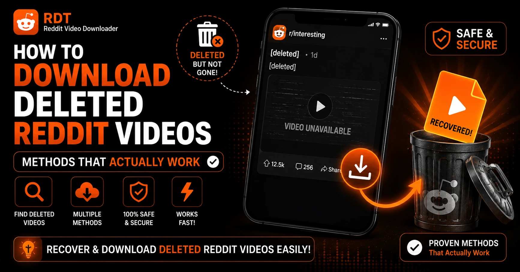 How to Download Deleted Reddit Videos — Methods That Actually Work