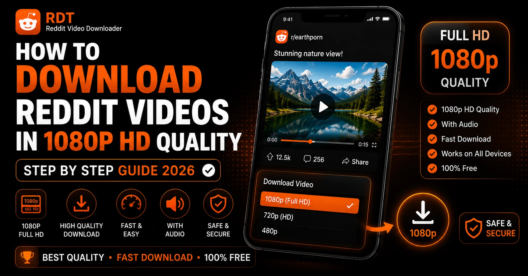 How to Download Reddit Videos in 1080p HD Quality (2026)