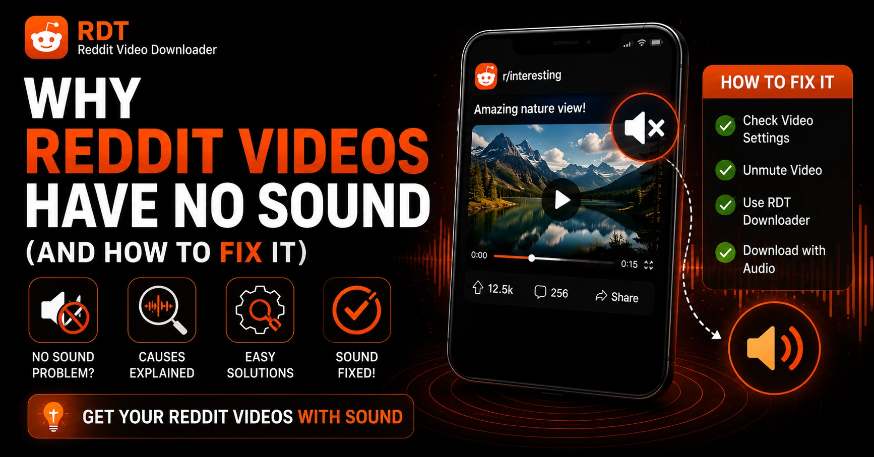 Why Reddit Videos Have No Sound (And How to Fix It)